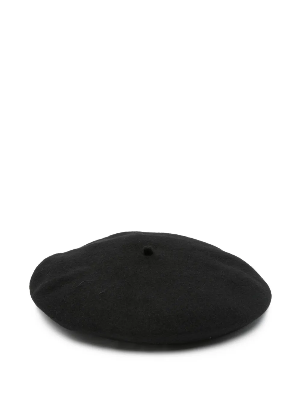 Emporio Armani Verfraaide wollen baret Zwart