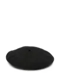 Emporio Armani embellished wool beret - Black