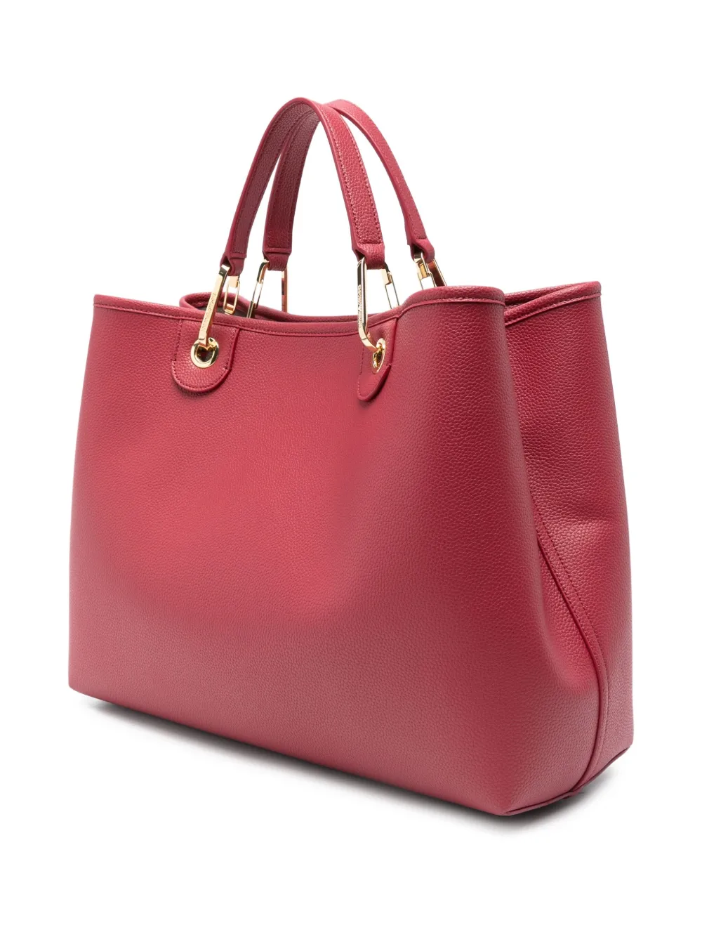 Emporio Armani Shopper met logo Rood
