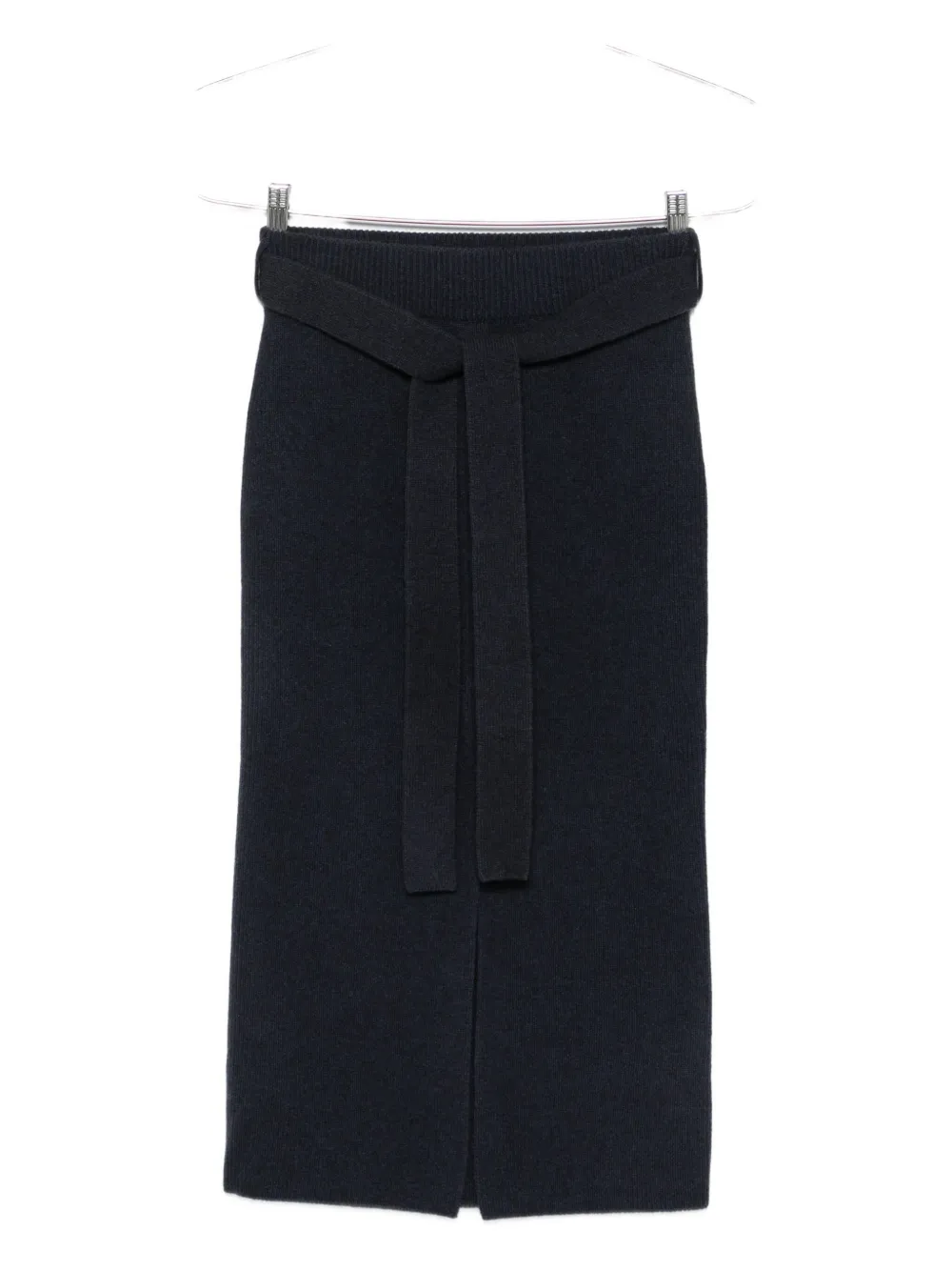 Emporio Armani belted midi skirt Blauw