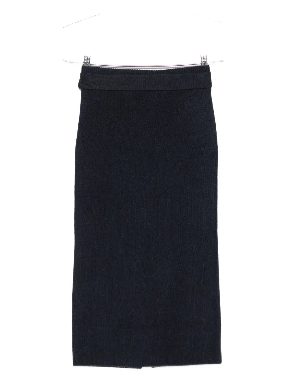 Emporio Armani belted midi skirt Blauw
