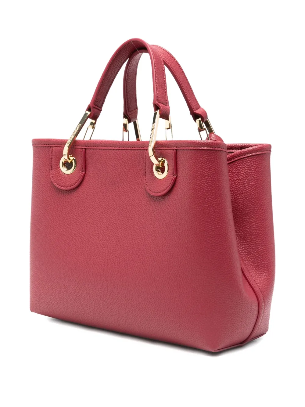 Emporio Armani Shopper met logo Rood