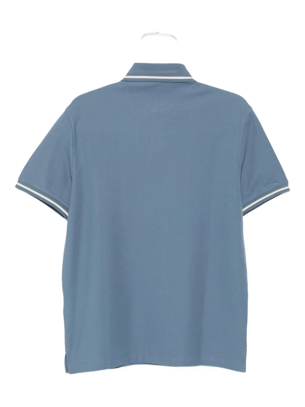 Emporio Armani tipped-collar cotton polo shirt | Image 2