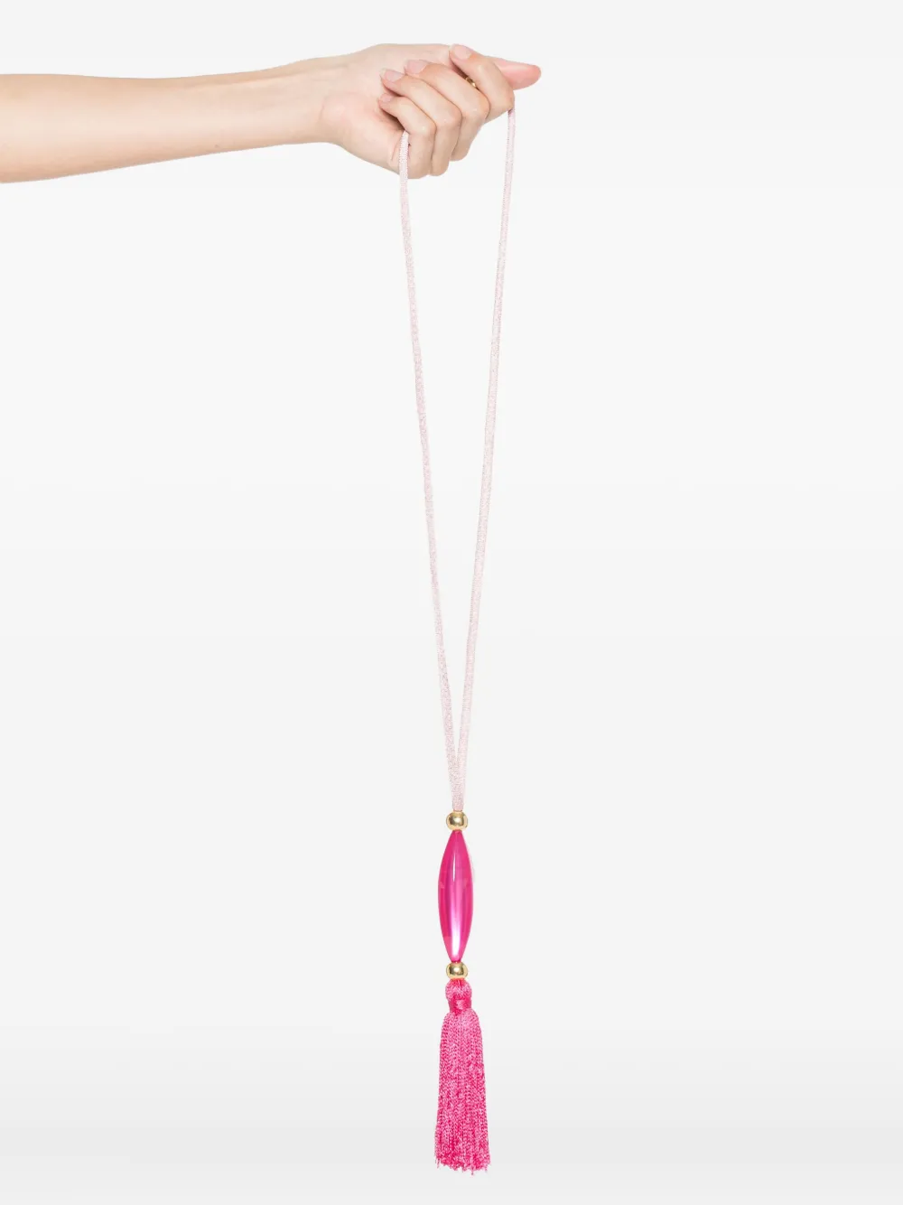 Emporio Armani Halsketting met kwastje - Roze