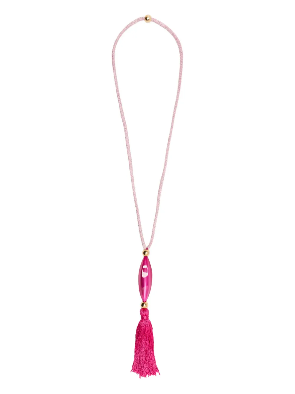 Emporio Armani tassel-detailing necklace | Pink | Image 1