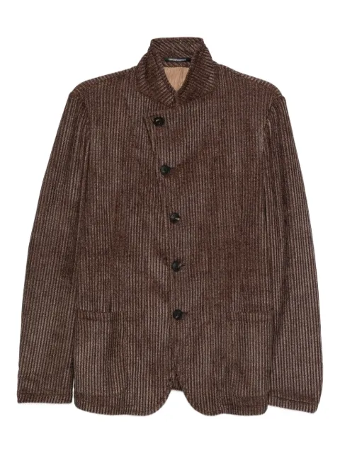Emporio Armani herringbone-pattern blazer