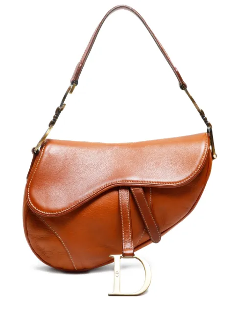 Christian Dior Pre-Owned 1990-2000 Saddle leather bag