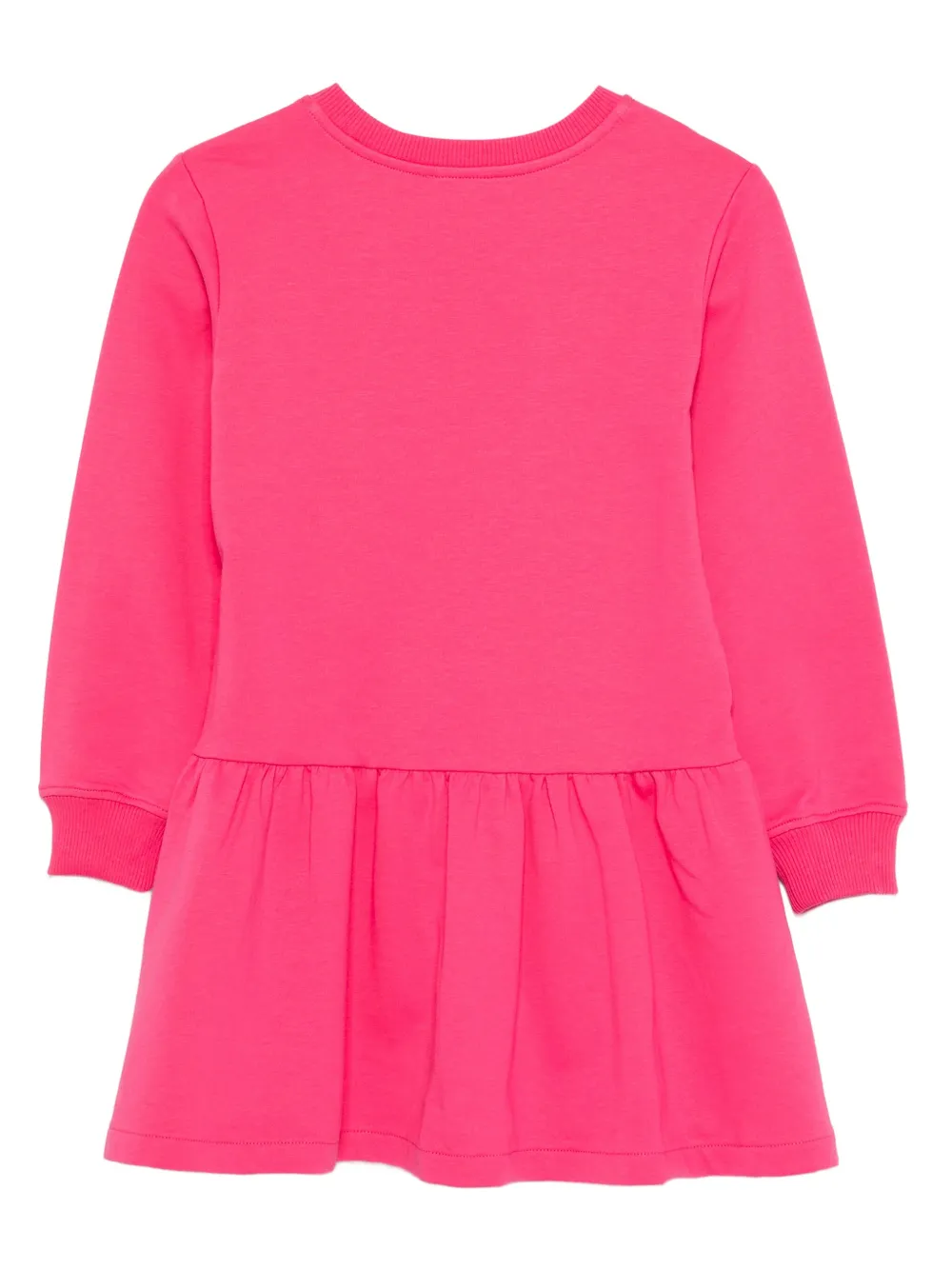 Moschino Kids Jurk met teddybeerprint Roze
