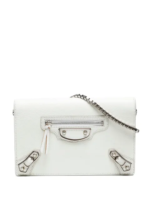 Balenciaga Pre-Owned 2010s leather chain crossbody bag