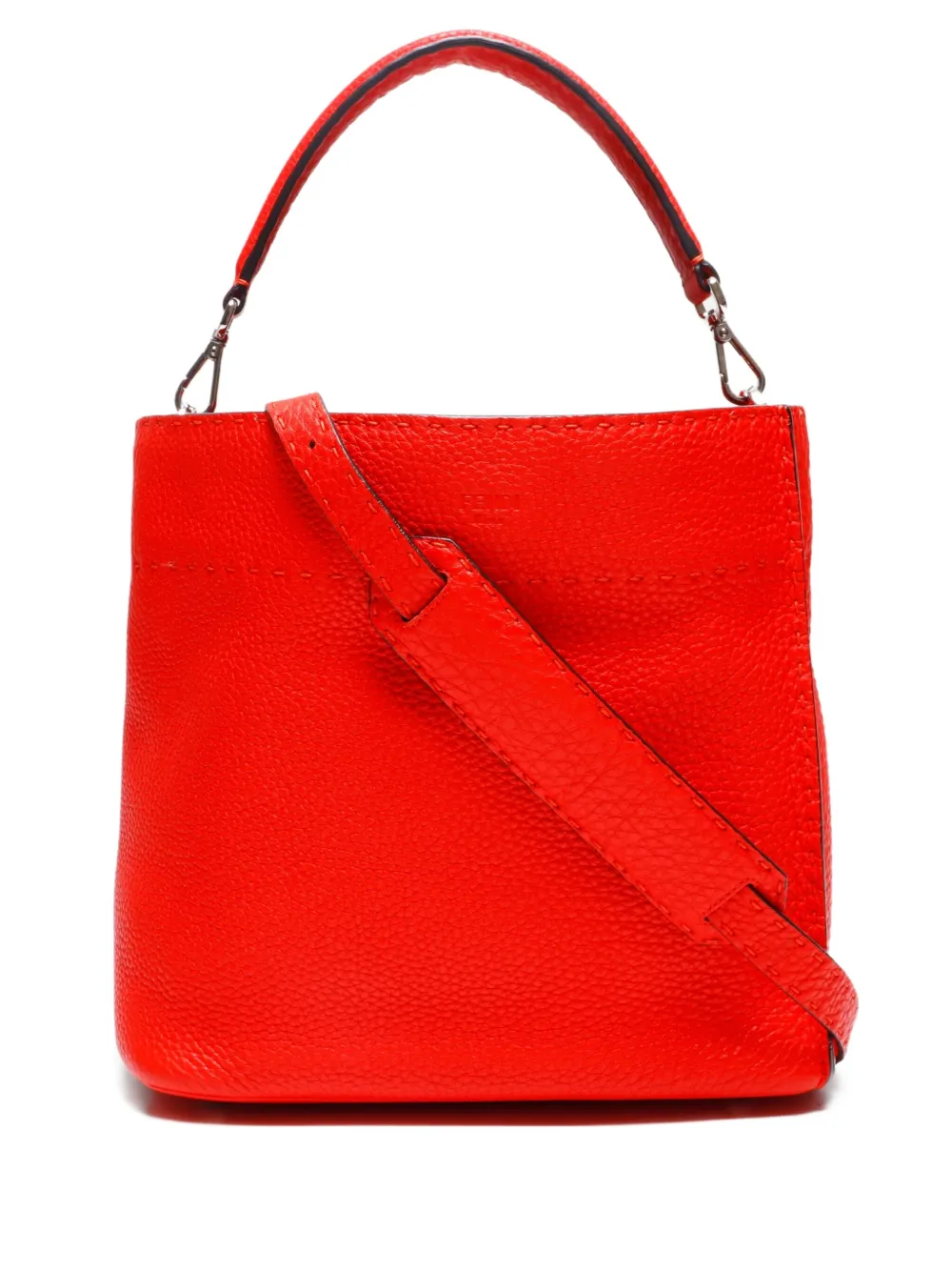 Fendi Pre-Owned 2015-2024 Selleria leather shoulder bag | Red | Image 1