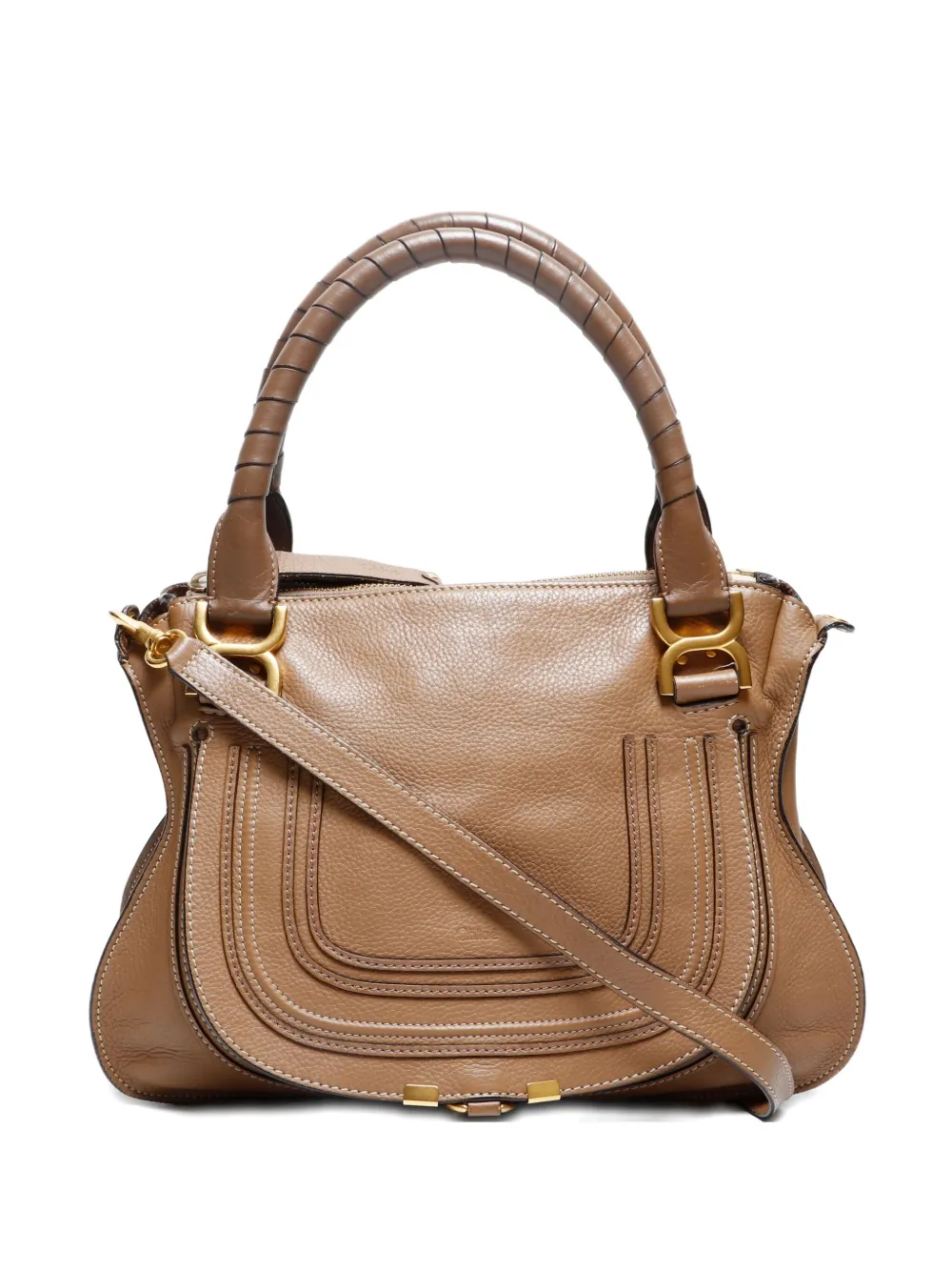 Chloé Pre-Owned 2010s Marcie shoulder bag | Brown | Image 1