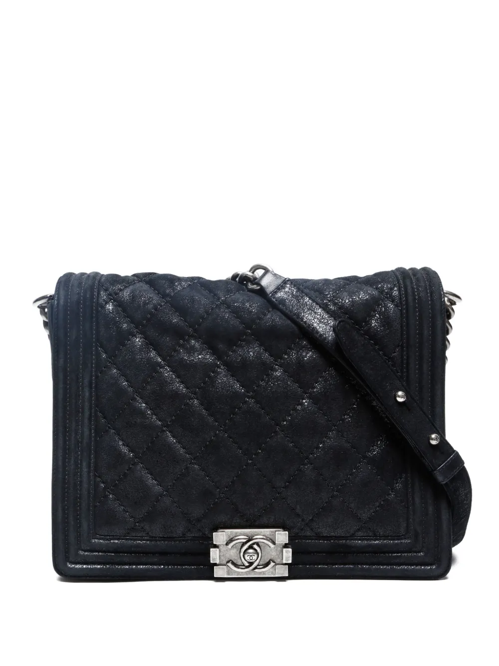 CHANEL Pre-Owned 2013-2014 ボーイ ショルダーバッグ - ブラック CHANEL Pre-Owned 2013-2014 ボーイ ショルダーバッグ - ブラック