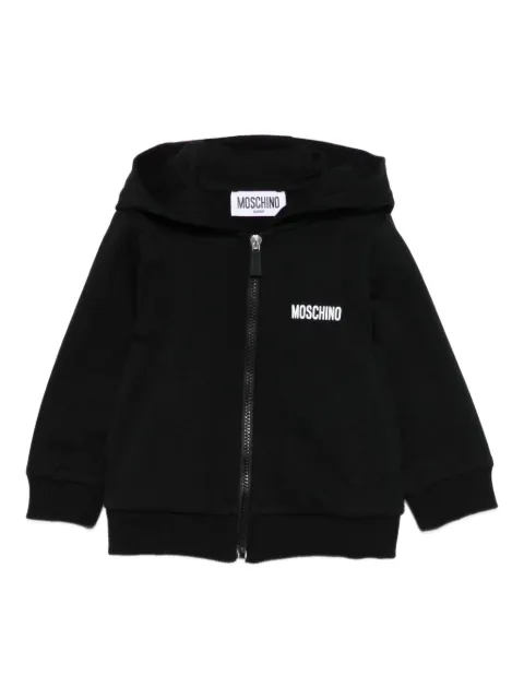 Moschino Kids zip-up hoodie