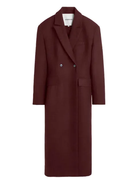 HERSKIND padded-shoulder double-breasted coat