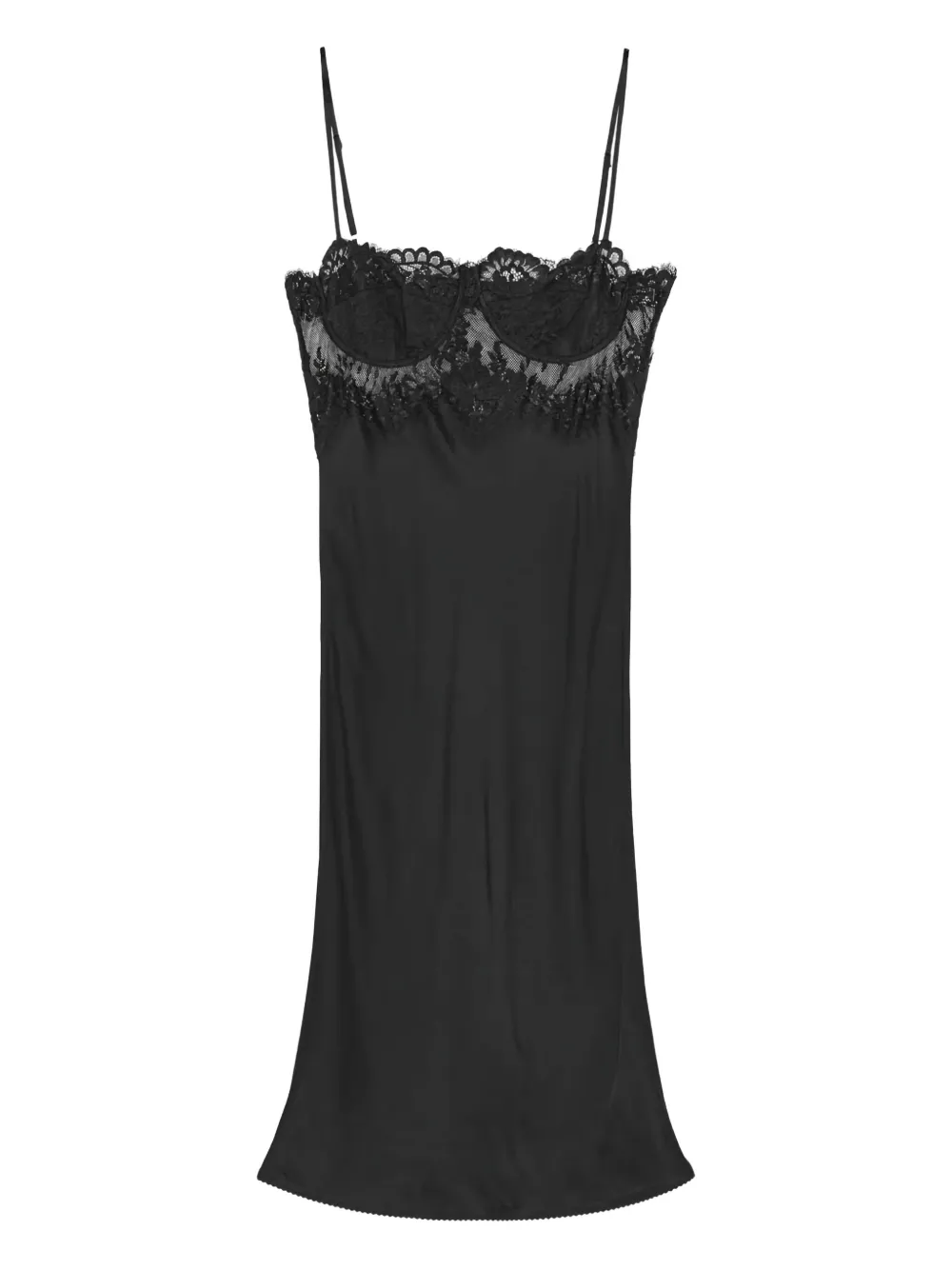 HERSKIND lace-insert maxi dress | Black | Image 1