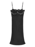 HERSKIND lace-insert maxi dress - Black