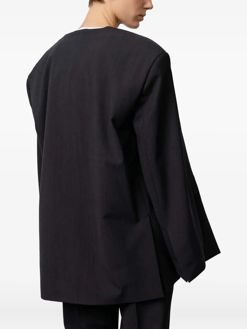 HERSKIND Indiana blazer met gestrikte voorkant Zwart