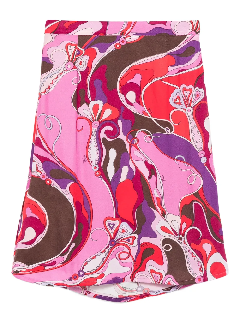 PUCCI Junior orchidee-print skirt Roze