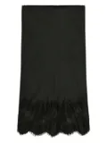 HERSKIND Herbert lace-trimmed satin midi skirt - Black
