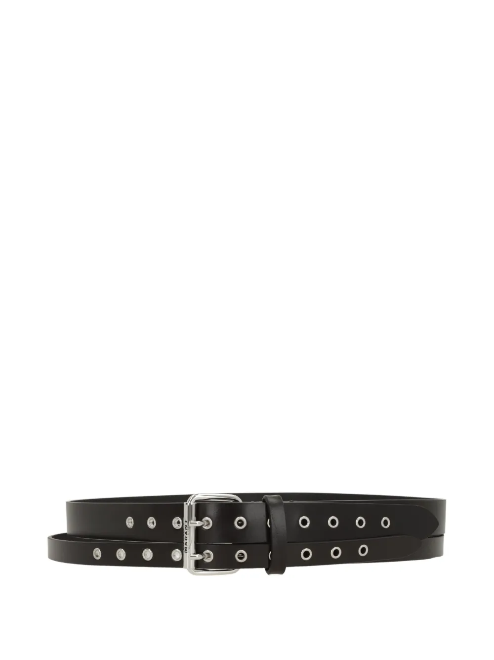 Isabel Marant Eyelet Buckle Belt In Black