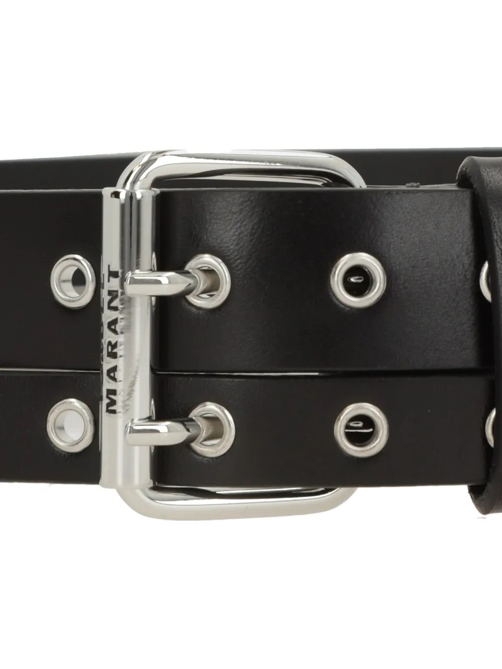 Isabel Marant Eyelet Buckle Belt In Black