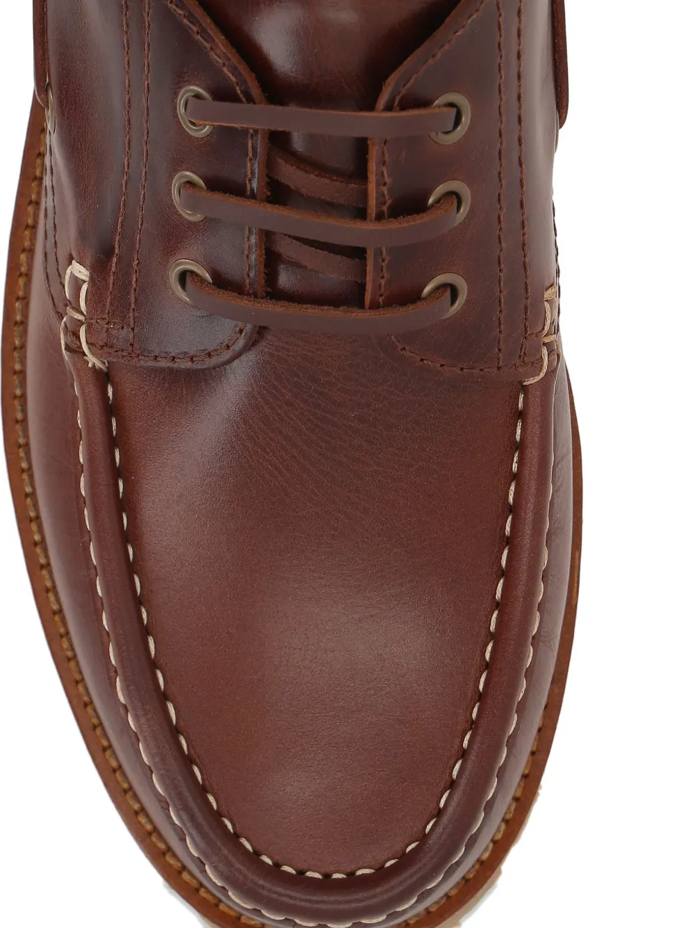 Paraboot Platte bootschoenen met veters Bruin