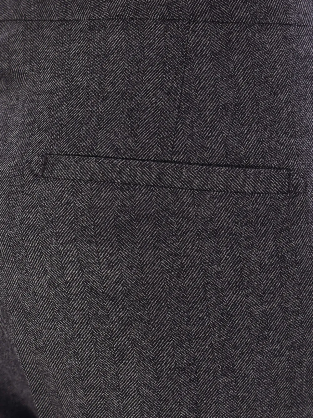 Tagliatore Herringbone Double-breasted Suit In Gray
