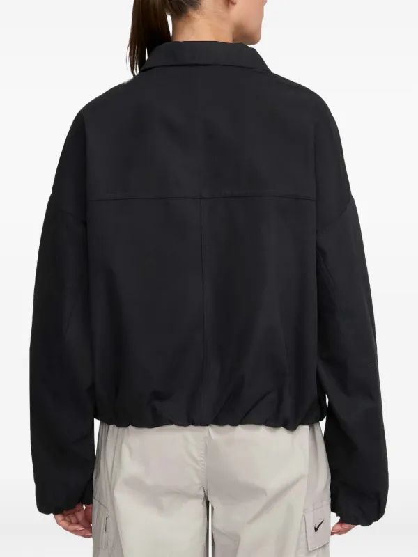 ナイロンジャケット 黒 ボタン式 Nike ボタン ジャケット | ブラック | FARFETCH JP