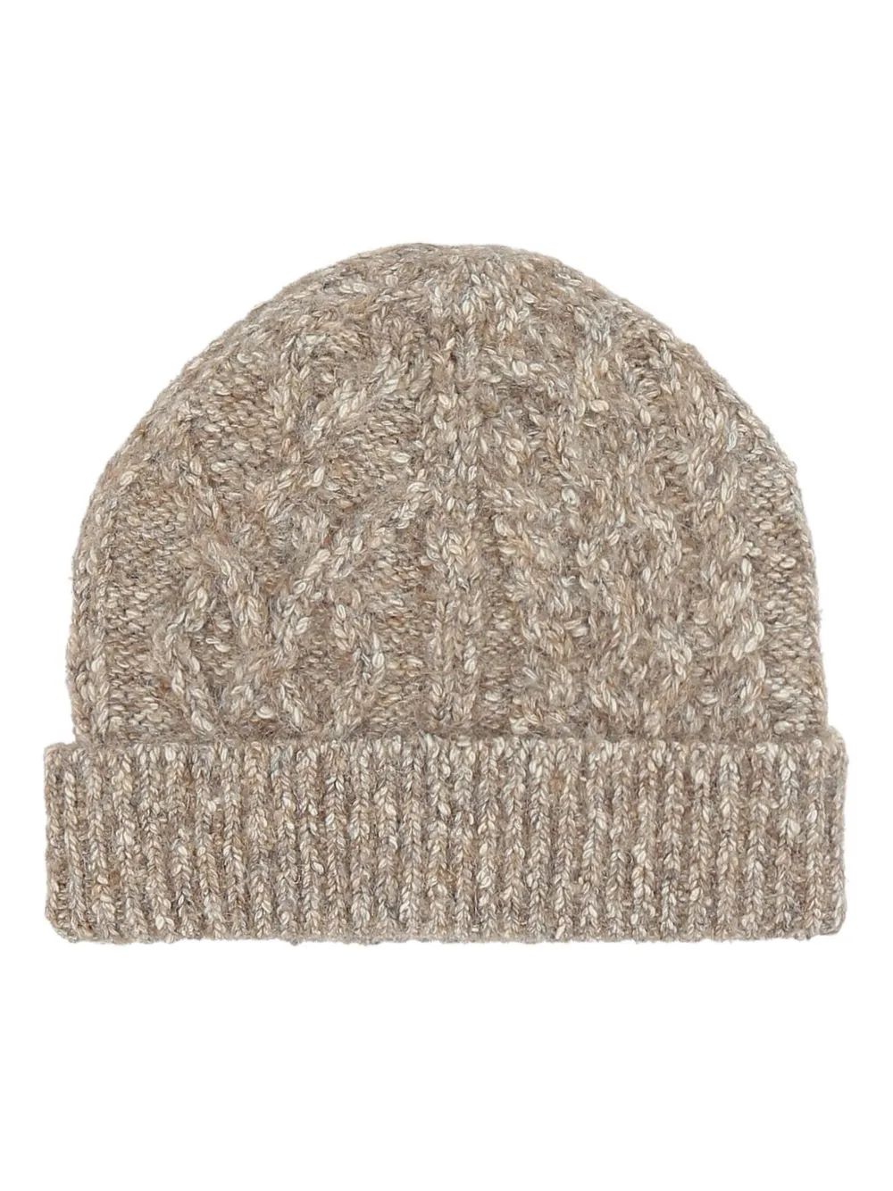 ISABEL MARANT Tolie kabelgebreide muts - Beige