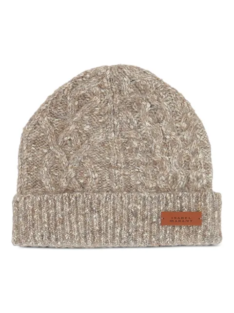 ISABEL MARANT Tolie cable-knit beanie