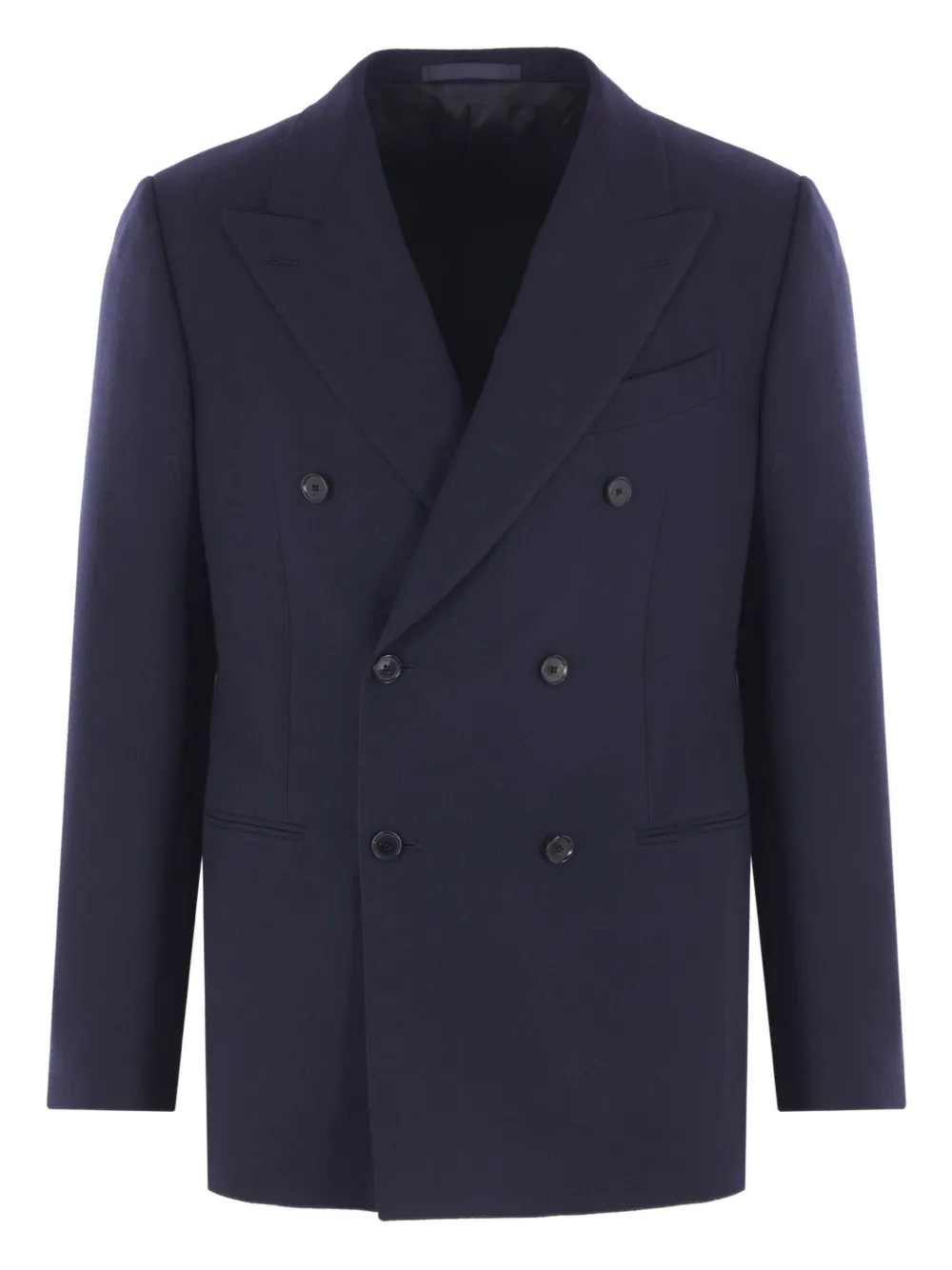 Caruso Jack met dubbele rij knopen Blauw