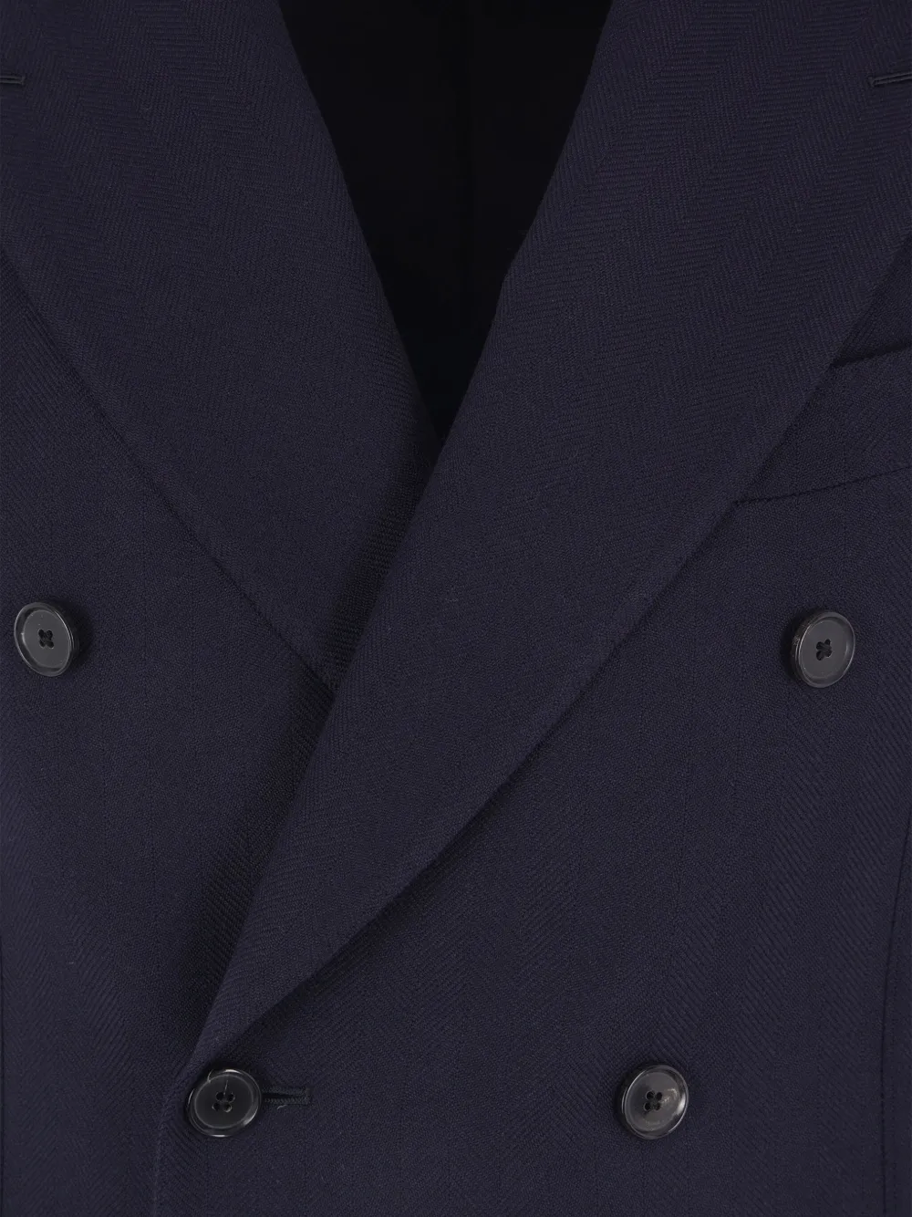 Caruso Jack met dubbele rij knopen Blauw