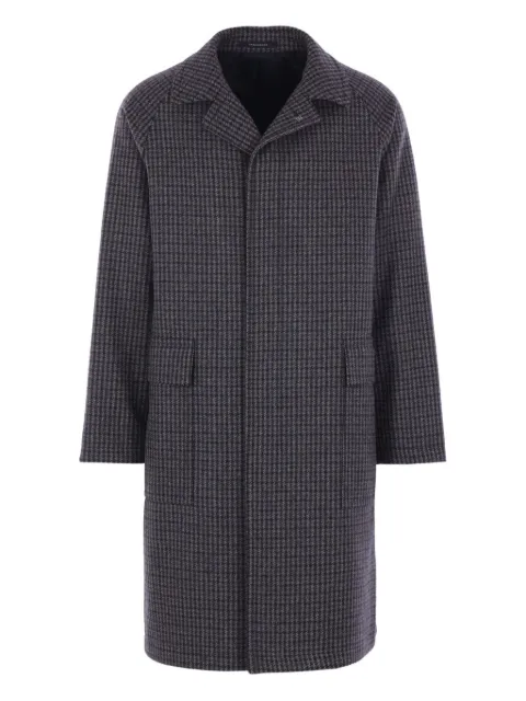 Tagliatore houndstooth-pattern coat