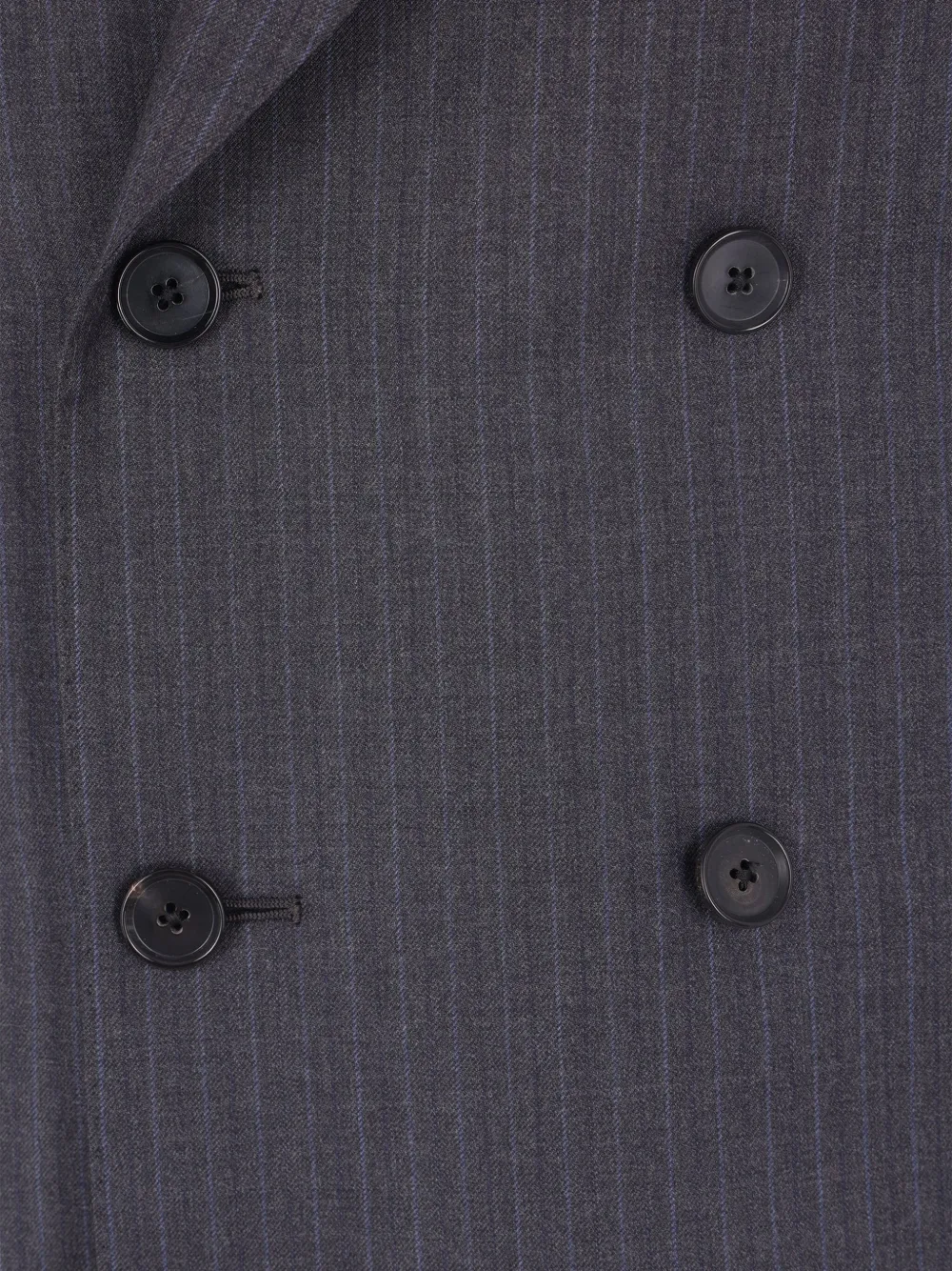 Caruso Stripe-pattern Double-breasted Suit In Gray