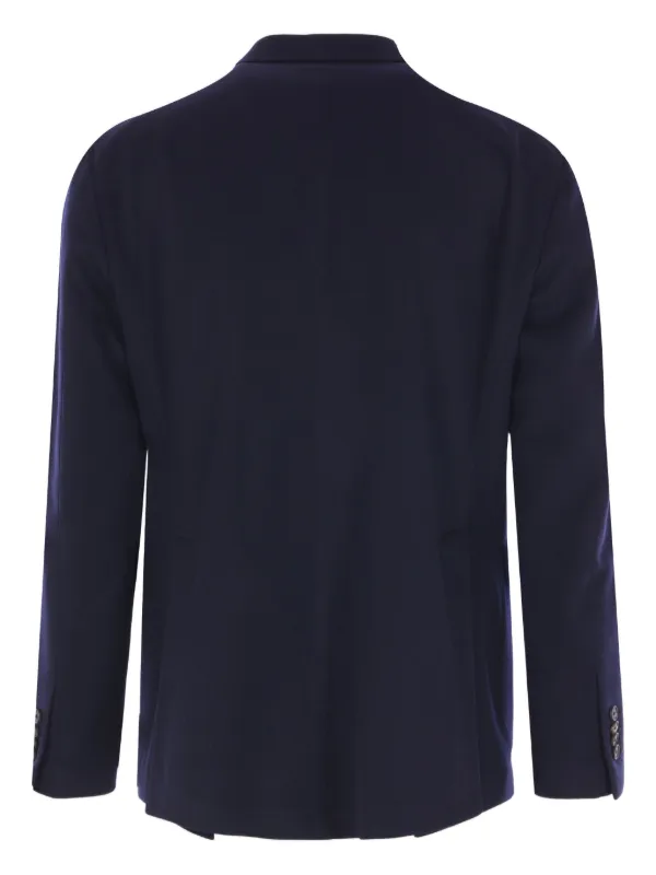 Tagliatore ピークドラペル ダブルジャケット | ブルー | FARFETCH JP