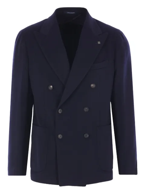 Tagliatore peak-lapel double-breasted blazer