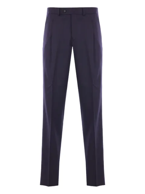 Caruso pleated wool trousers