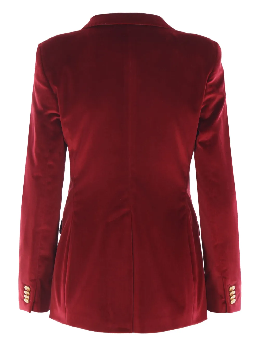 Tagliatore Velvet Double-breasted Jacket In Black