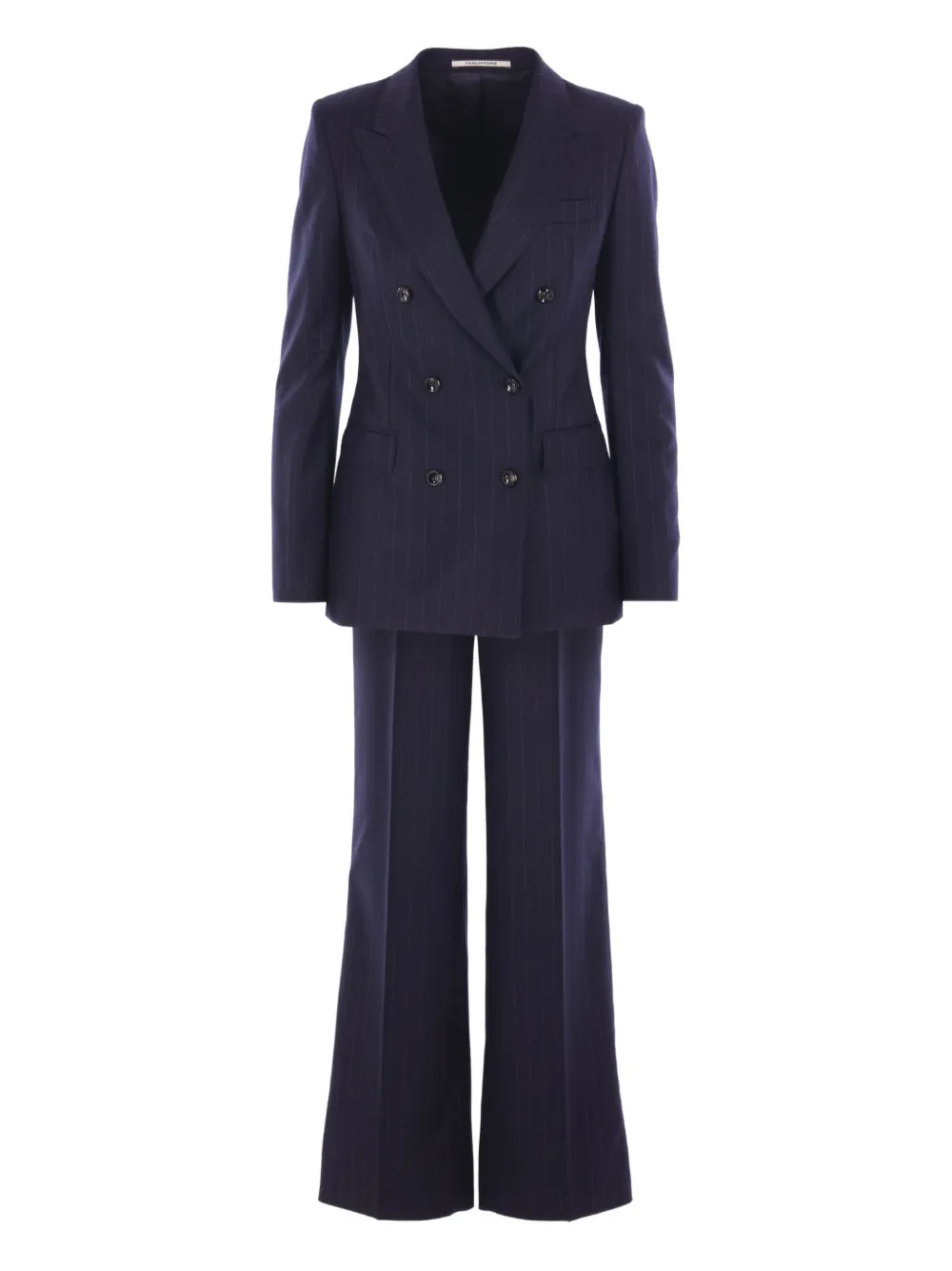 Tagliatore pinstripe double-breasted suit | Blue | Image 1