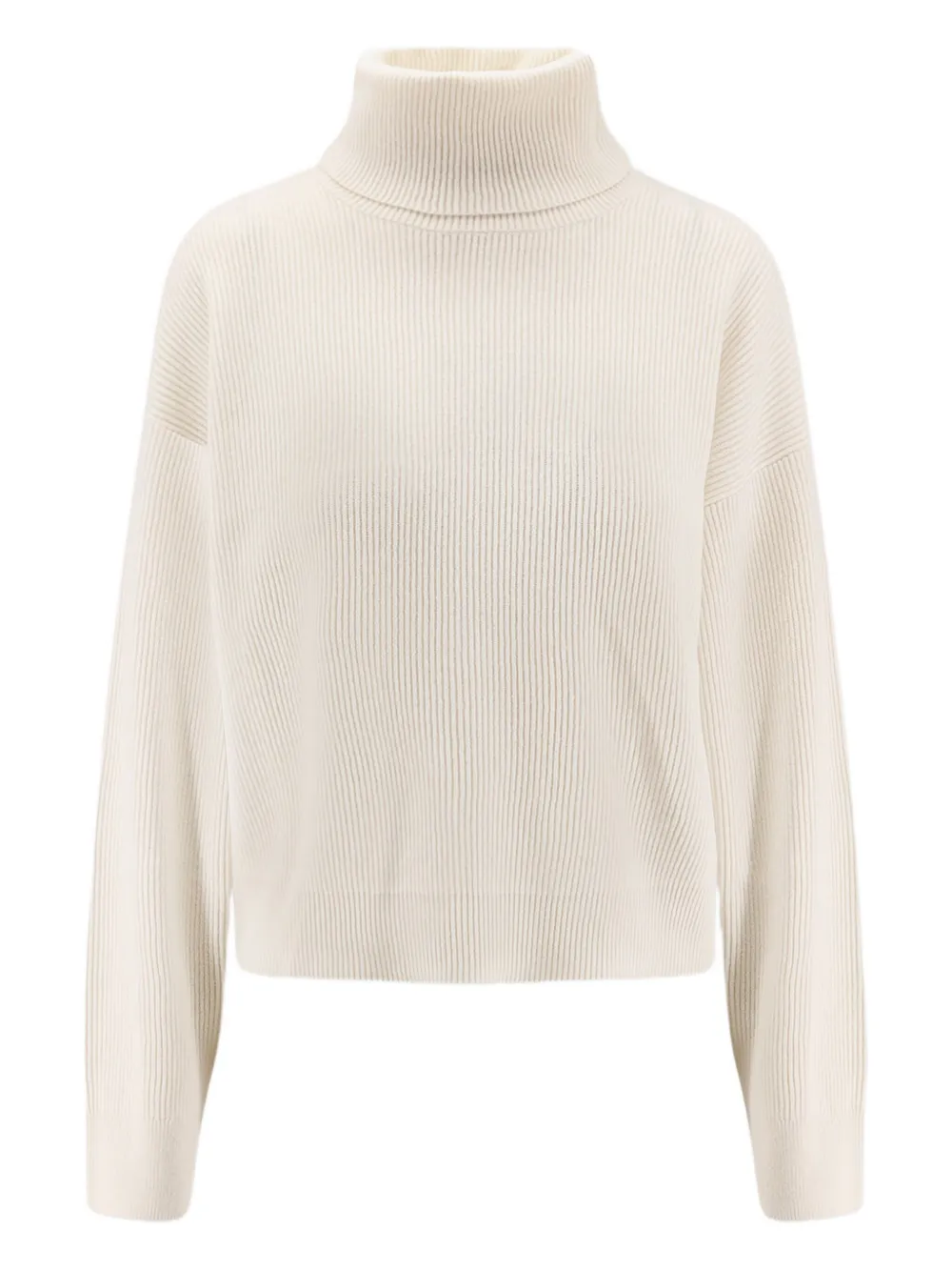 Brunello Cucinelli Geribbelde coltrui Beige