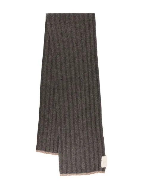 Brunello Cucinelli ribbed cashmere scarf
