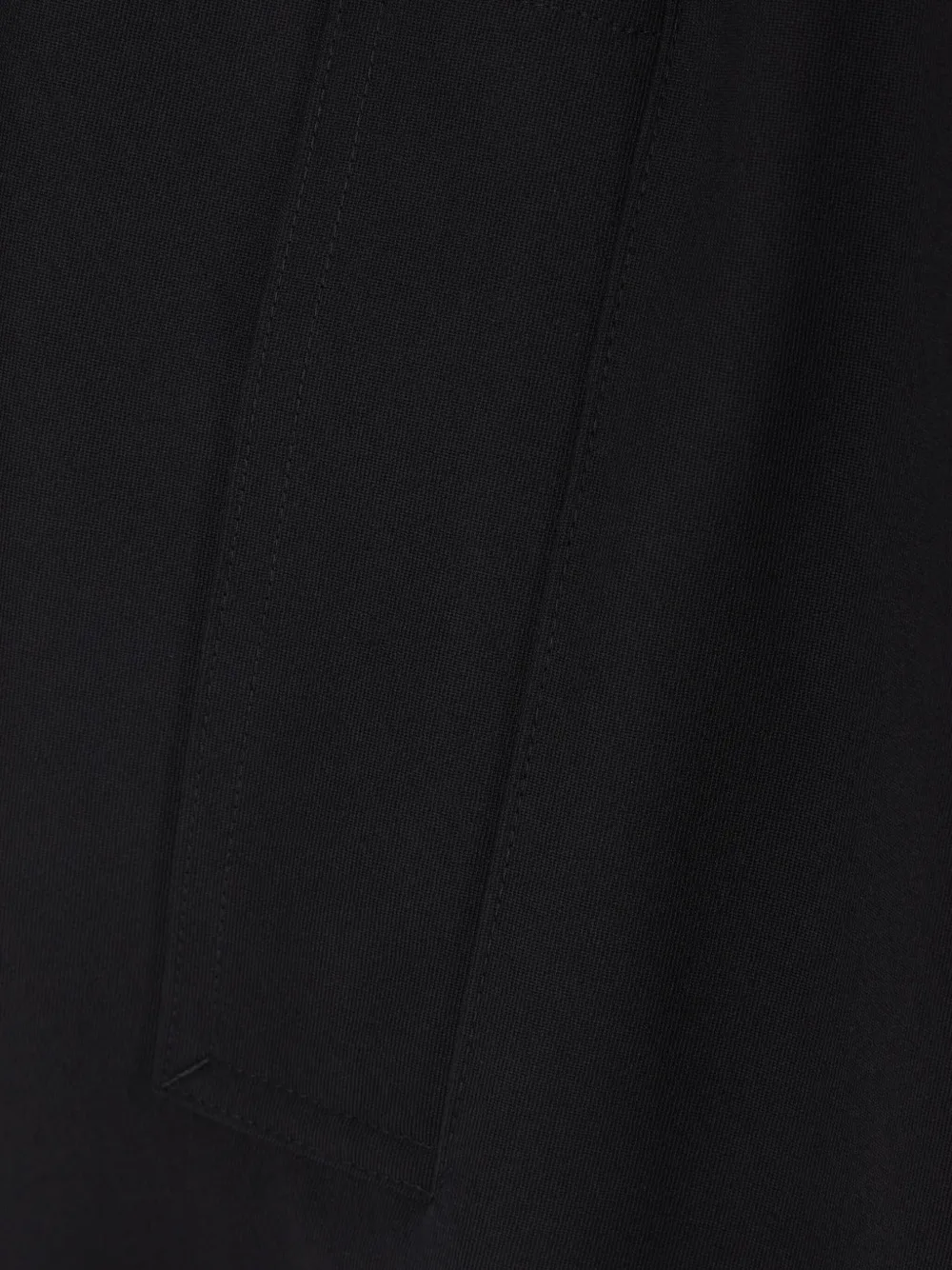Yohji Yamamoto Asymmetrische jas met knoopsluiting Zwart