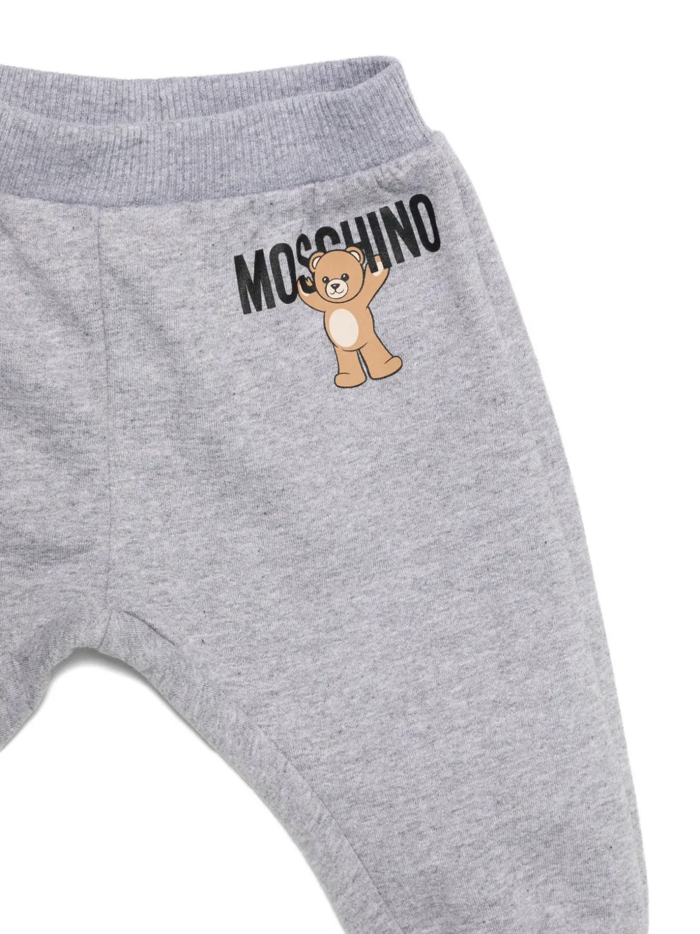 Moschino Kids Trainingspak met teddybeerpatroon en capuchon Grijs