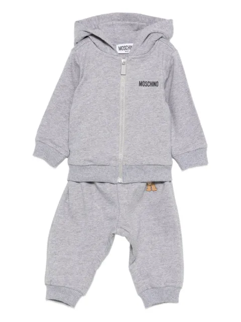 Moschino Kids Teddy Bear-motif hooded tracksuit set