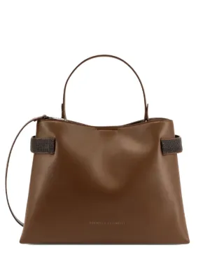 Brunello Cucinelli フーラードミニスエードトートバッグ Brunello Cucinelli ウィメンズ ハンドバッグ＆トートバッグ通販
