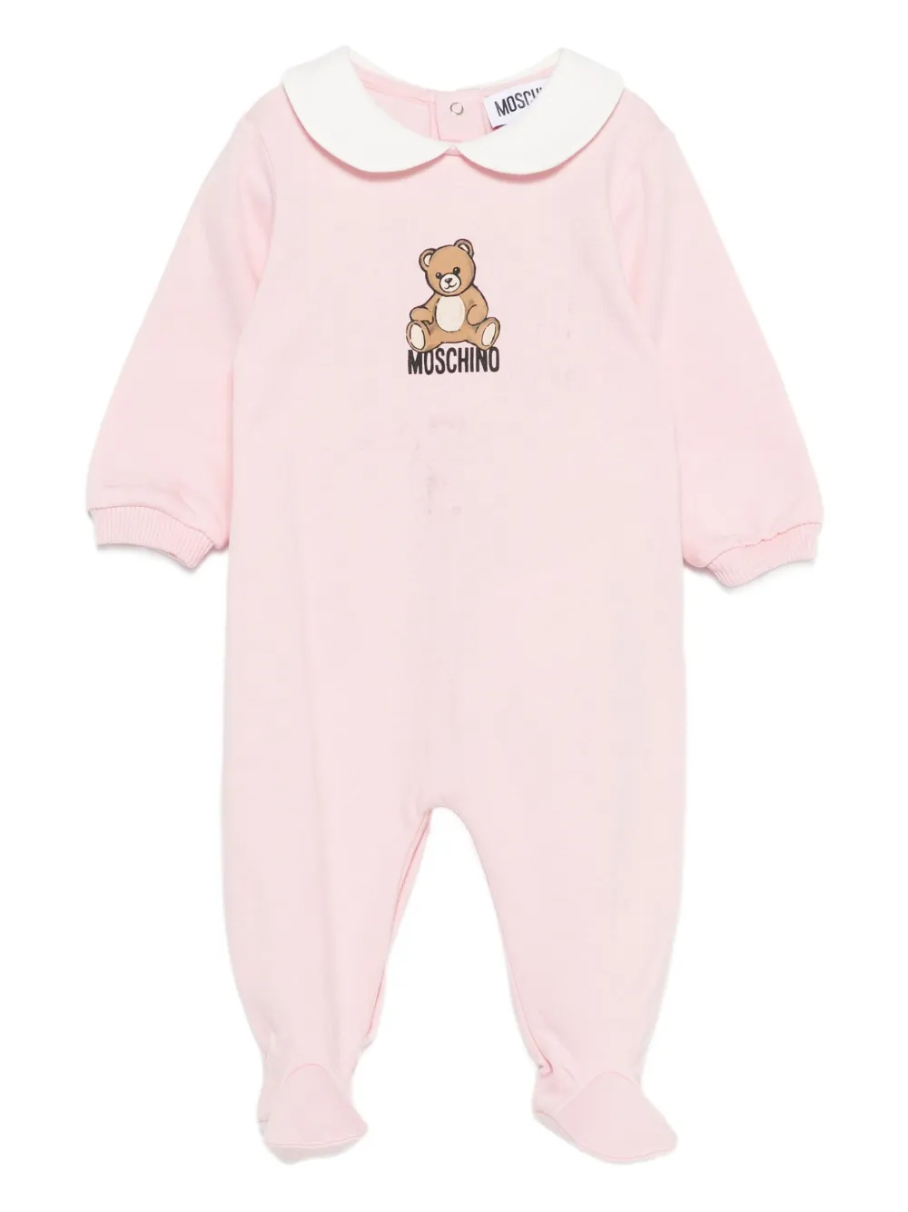 Moschino Kids Pyjama met teddybeerprint Roze