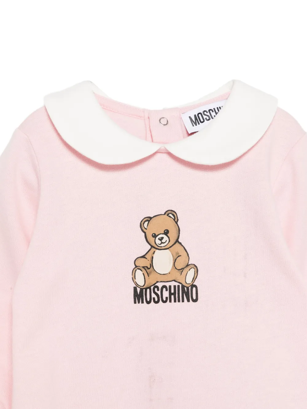 Moschino Kids Pyjama met teddybeerprint Roze