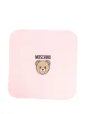 Moschino Kids Teddy Bear-print baby blanket - Pink