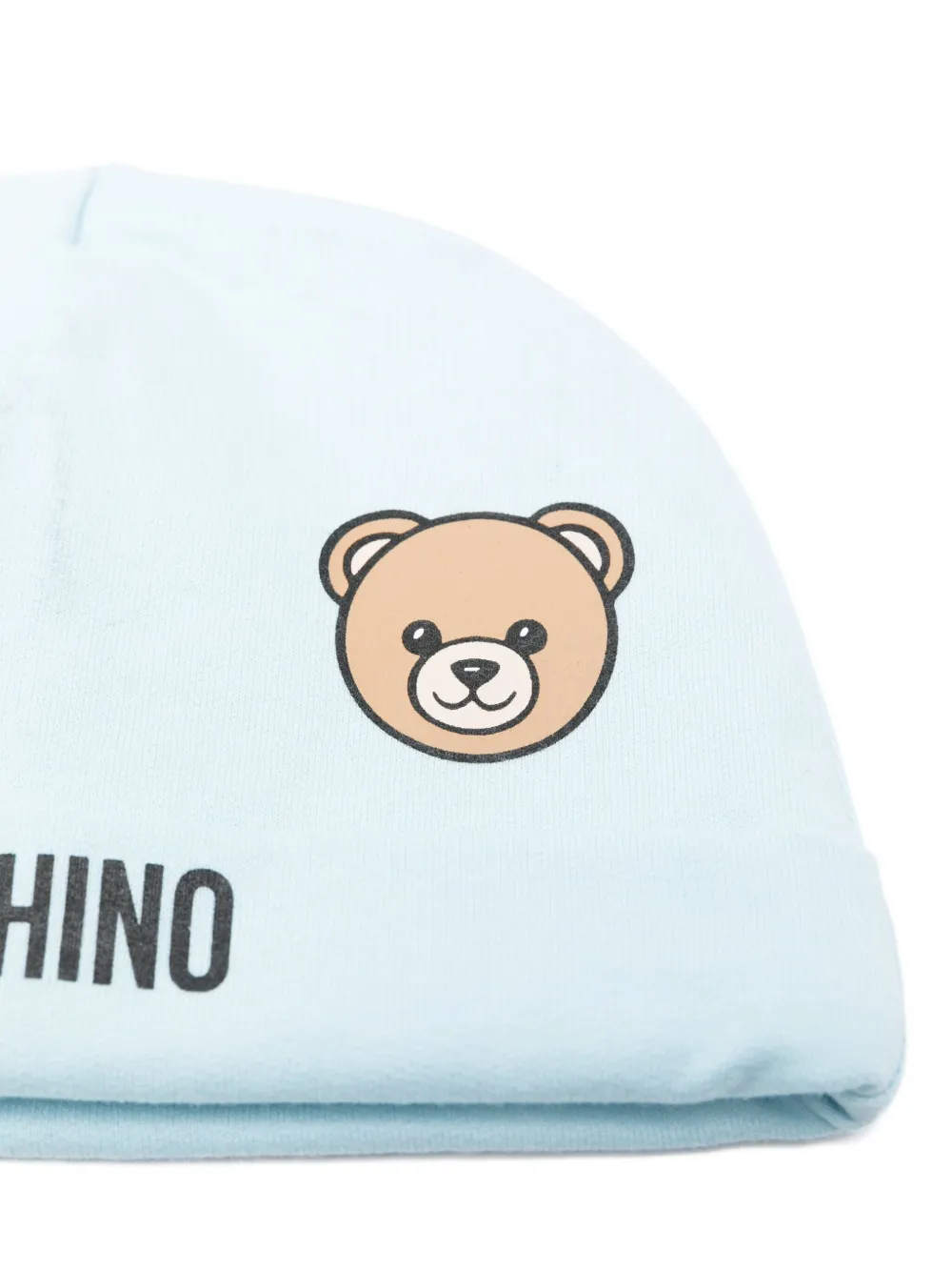 Moschino Kids Muts met teddybeerprint Blauw