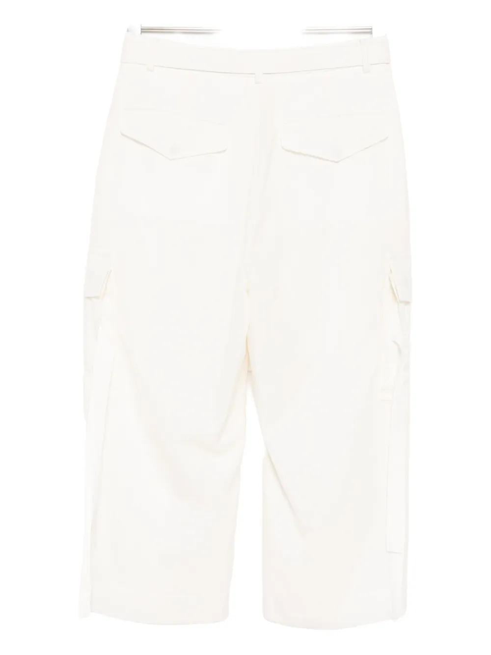sacai belted cargo trousers Wit